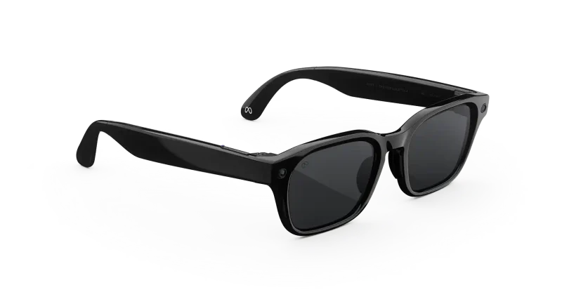 แว่น Meta Adventurer Black / Polarized Grey ของแท้ มุมหน้า