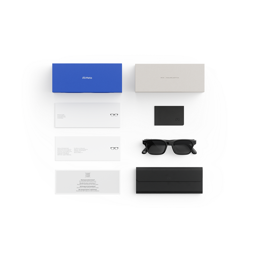 แว่น Meta Adventurer พร้อมกล่องและอุปกรณ์ในชุด