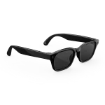 แว่น Meta Adventurer กรอบดำ ถ่ายมุมเฉียงบนพื้นหลังเข้ม