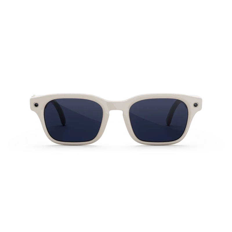แว่น Meta Adventurer Linen / Transitions Sapphire ของแท้ มุมหน้า