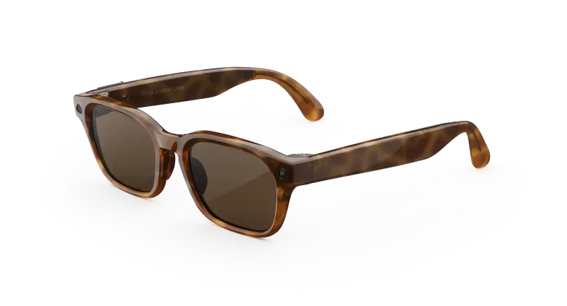 แว่น Meta Adventurer Tortoise / Brown ของแท้ มุมหน้า