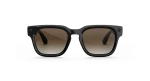 แว่น Meta Fury กรอบดำ เลนส์น้ำตาลไล่เฉด มุมตรงด้านหน้า