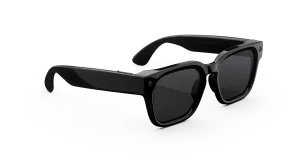 แว่น Meta Fury กรอบดำ เลนส์ Transitions เทา | แว่น AI ตัดเลนส์สายตาได้