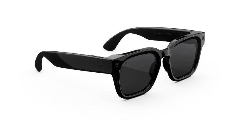 แว่น Meta Fury Black / Transitions Grey ของแท้ มุมหน้า