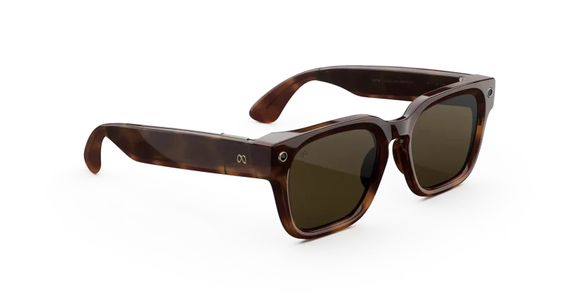 แว่น Meta Fury Mahogany / Green ของแท้ มุมหน้า