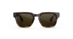 แว่น Meta Fury สีมะฮอกกานี เลนส์เขียว มุมมองด้านหน้าตรง