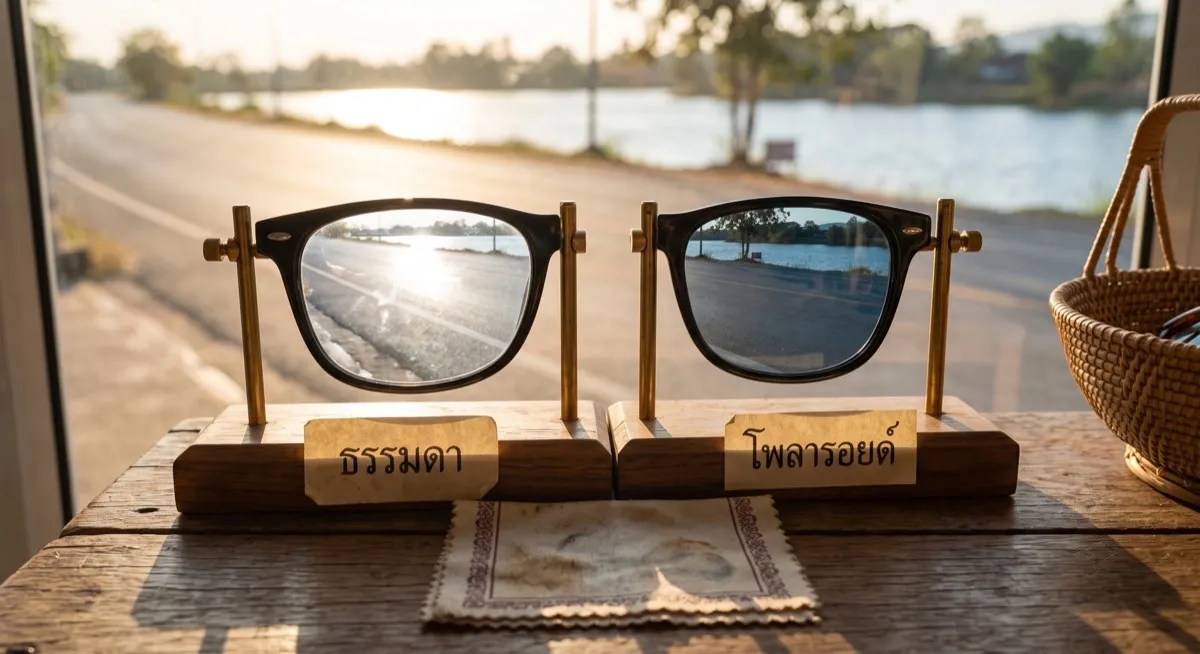 Polarized คืออะไร: เลนส์กันแสงสะท้อนช่วยใครได้บ้าง polarized uv400 sunglasses clean watermark removed