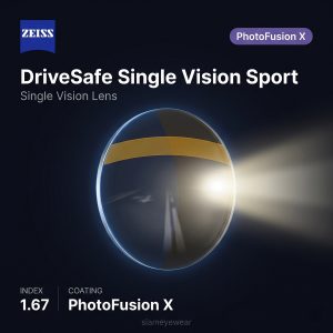ZEISS DriveSafe Single Vision Sport 1.67 PhotoFusion X