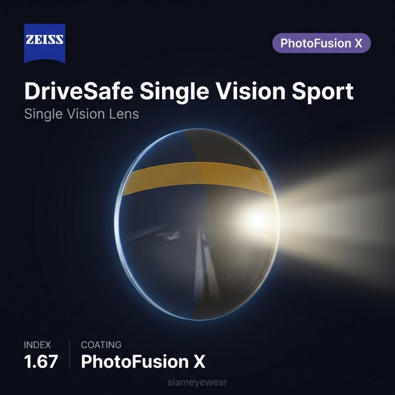 ZEISS DriveSafe Single Vision Sport 1.67 PhotoFusion X