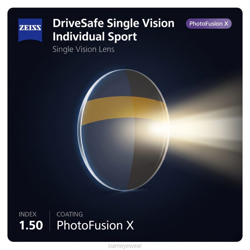 ZEISS DriveSafe Single Vision Individual Sport 1.50 PhotoFusion X