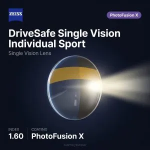 ZEISS DriveSafe Single Vision Individual Sport 1.60 PhotoFusion X