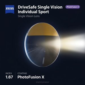 ZEISS DriveSafe Single Vision Individual Sport 1.67 PhotoFusion X