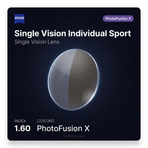 ZEISS Single Vision Individual Sport 1.60 PhotoFusion X