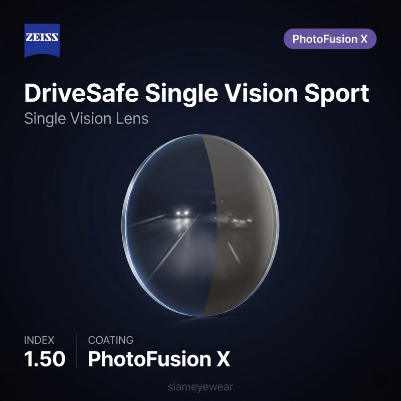 ZEISS DriveSafe Single Vision Sport 1.50 PhotoFusion X