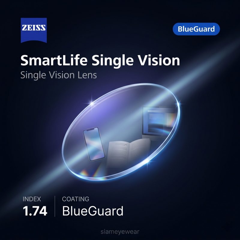 ZEISS SmartLife Single Vision 1.74 BlueGuard