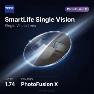 ZEISS SmartLife Single Vision 1.74 PhotoFusion X