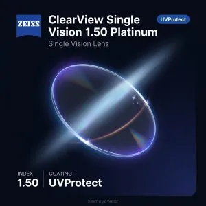 ZEISS ClearView Single Vision 1.50 Platinum