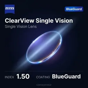 ZEISS ClearView Single Vision 1.50 BlueGuard