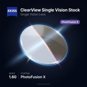 ZEISS ClearView Single Vision Stock 1.60 PhotoFusion X
