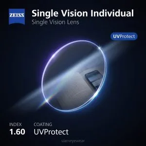 ZEISS Single Vision Individual 1.60 UVProtect