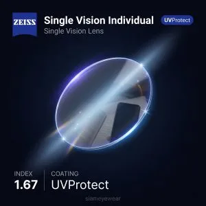ZEISS Single Vision Individual 1.67 UVProtect