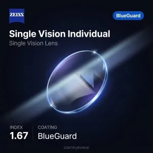 ZEISS Single Vision Individual 1.67 BlueGuard