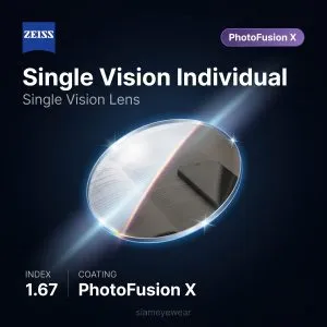 ZEISS Single Vision Individual 1.67 PhotoFusion X