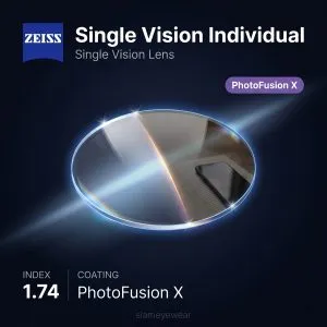 ZEISS Single Vision Individual 1.74 PhotoFusion X