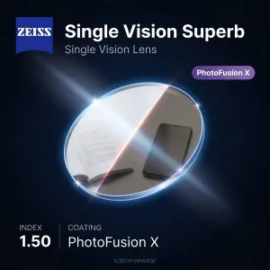 ZEISS Single Vision Superb 1.50 PhotoFusion X