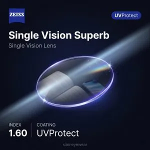 ZEISS Single Vision Superb 1.60 UVProtect