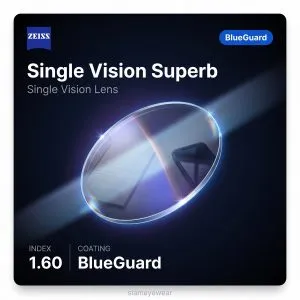 ZEISS Single Vision Superb 1.60 BlueGuard