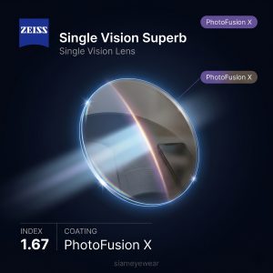 ZEISS Single Vision Superb 1.67 PhotoFusion X