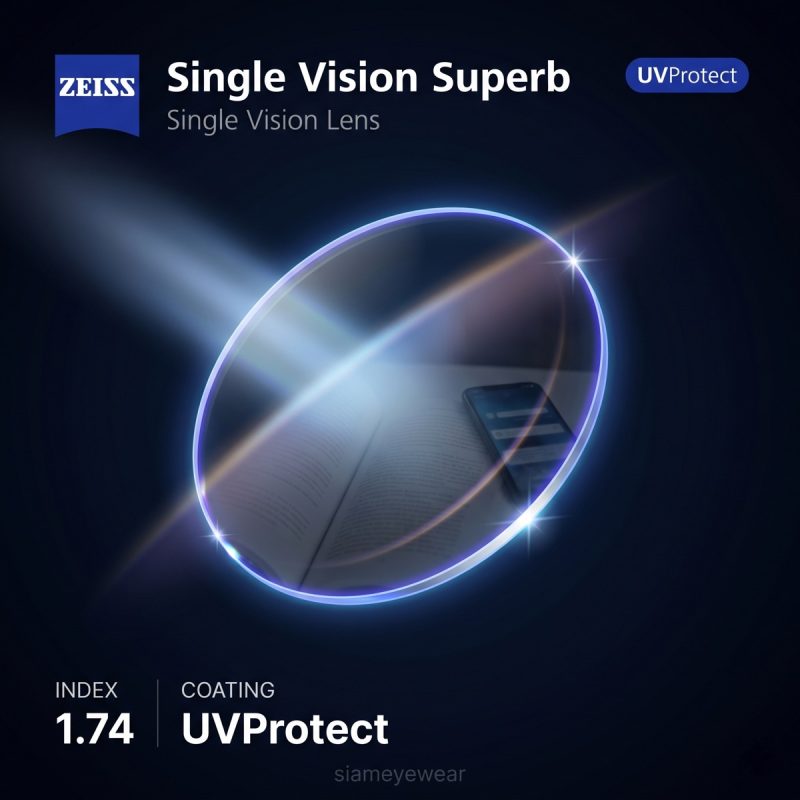 ZEISS Single Vision Superb 1.74 UVProtect