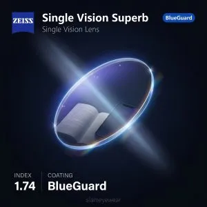 ZEISS Single Vision Superb 1.74 BlueGuard