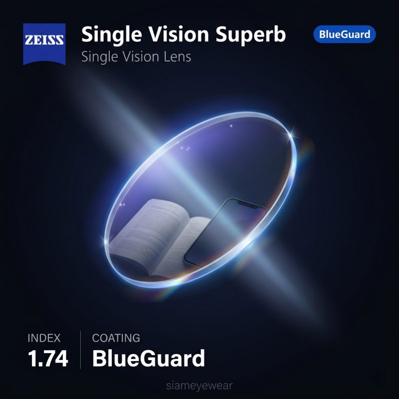 ZEISS Single Vision Superb 1.74 BlueGuard