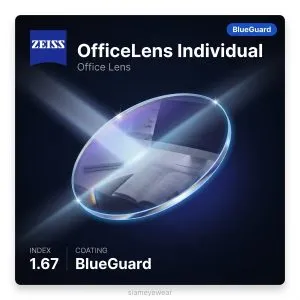 ZEISS OfficeLens Individual 1.67 BlueGuard