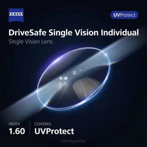 ZEISS DriveSafe Single Vision Individual 1.60 UVProtect
