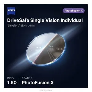 ZEISS DriveSafe Single Vision Individual 1.60 PhotoFusion X