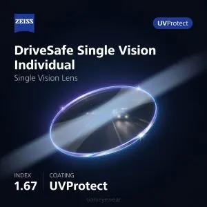 ZEISS DriveSafe Single Vision Individual 1.67 UVProtect