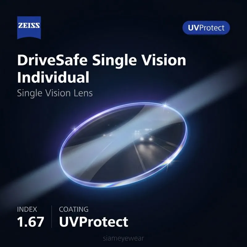 ZEISS DriveSafe Single Vision Individual 1.67 UVProtect
