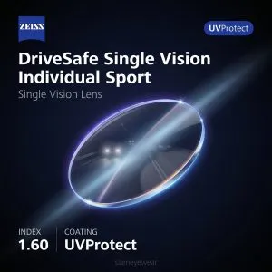 ZEISS DriveSafe Single Vision Individual Sport 1.60 UVProtect