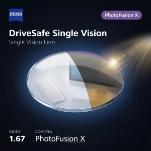 ZEISS DriveSafe Single Vision 1.67 PhotoFusion X