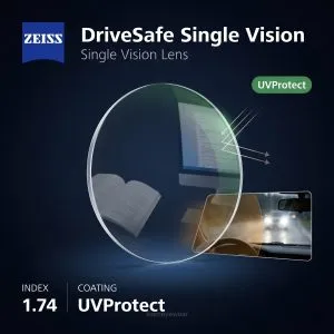 ZEISS DriveSafe Single Vision 1.74 UVProtect