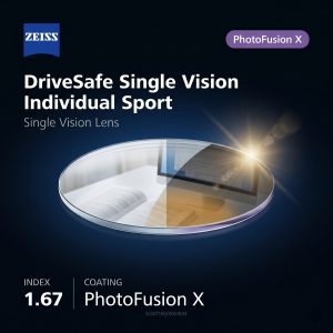 ZEISS DriveSafe Single Vision Individual Sport 1.67 PhotoFusion X