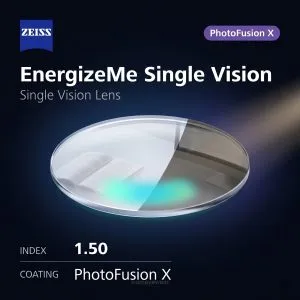 ZEISS EnergizeMe Single Vision 1.50 PhotoFusion X