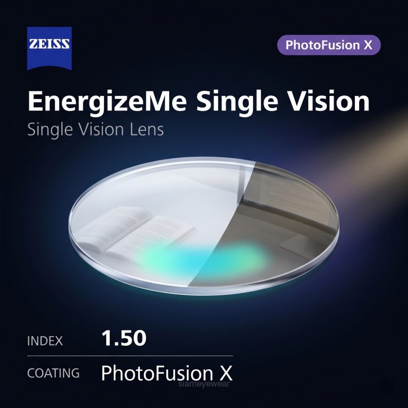 ZEISS EnergizeMe Single Vision 1.50 PhotoFusion X