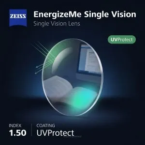 ZEISS EnergizeMe Single Vision 1.50 UVProtect