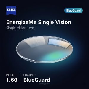 ZEISS EnergizeMe Single Vision 1.60 BlueGuard