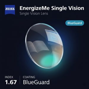 ZEISS EnergizeMe Single Vision 1.67 BlueGuard
