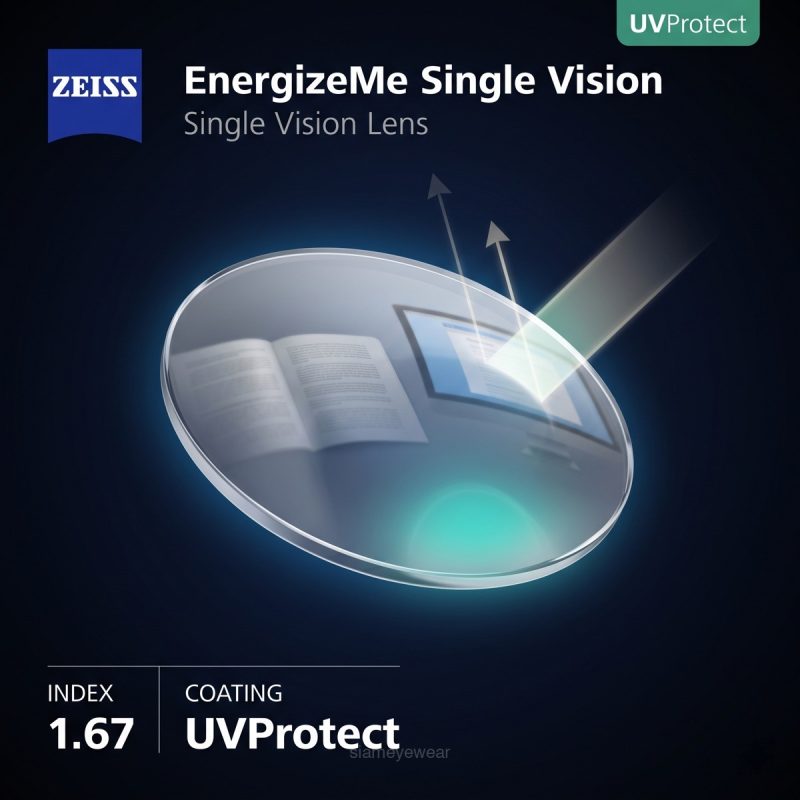 ZEISS EnergizeMe Single Vision 1.67 UVProtect